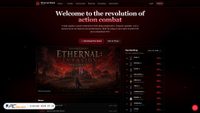 Captura de ethernalblade.com