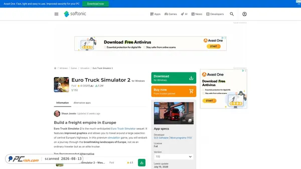 euro-truck-simulator-2.en.softonic.com screenshot