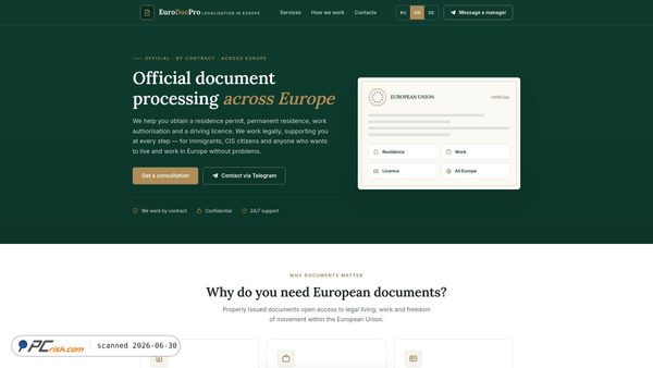 eurodocpro.vip screenshot
