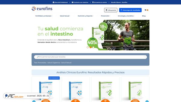 eurofins-megalab.com screenshot