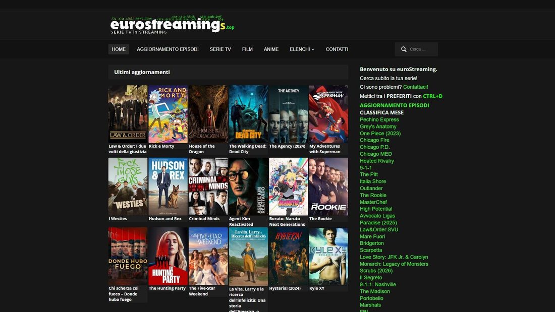 Zrzut ekranu eurostream.ing