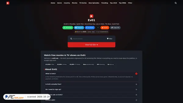 ev01.ws Screenshot