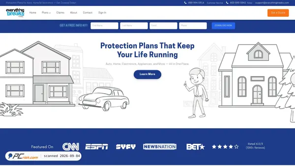 everythingbreaks.com Screenshot