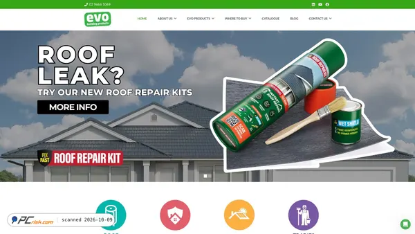 evobuild.com.au screenshot