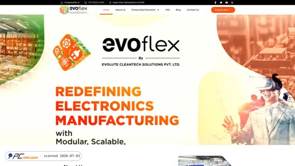 evoflex.in screenshot