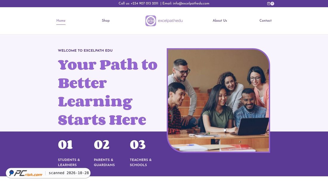 Screenshot von excelpathedu.com