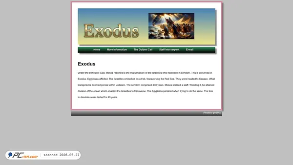exodus.totalh.net screenshot
