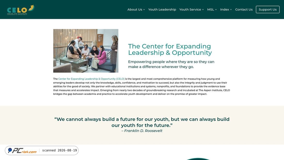 Screenshot of expandingleadership.org