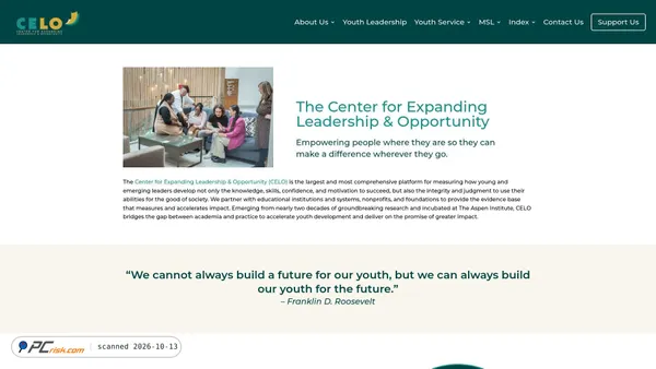 expandingleadership.org screenshot