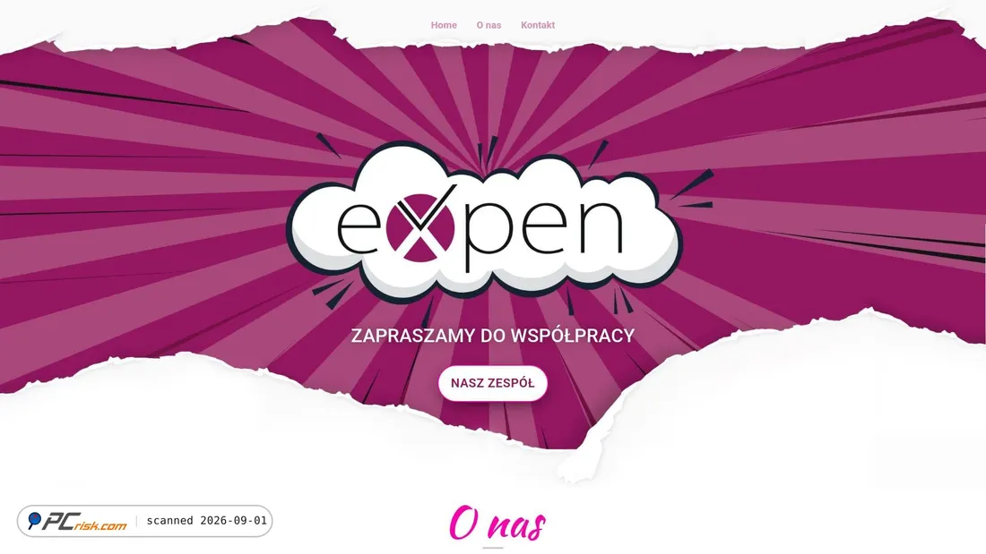 Screenshot von expen.com.pl