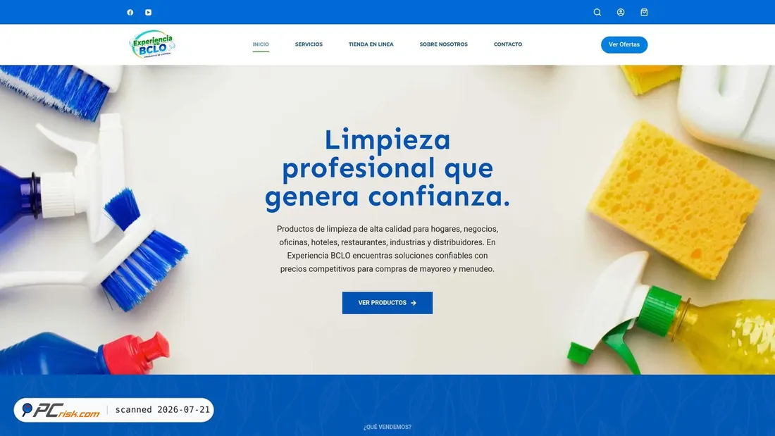 Screenshot of experienciabclomx.com