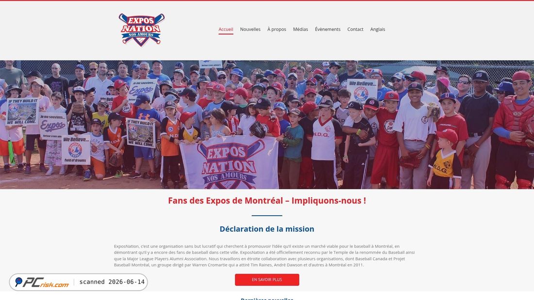 Screenshot di exposnation.com