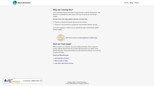 extapi.wavebrowserbase.com screenshot