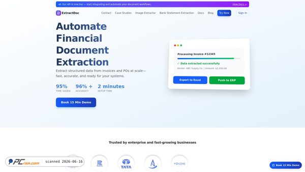 extractdoc.com screenshot