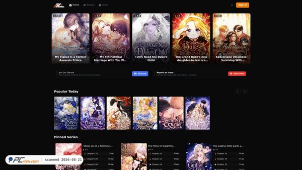 ezmanga.org Screenshot