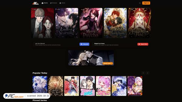 ezmanga.org Screenshot
