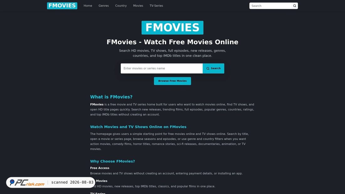 Screenshot of f-movies.org