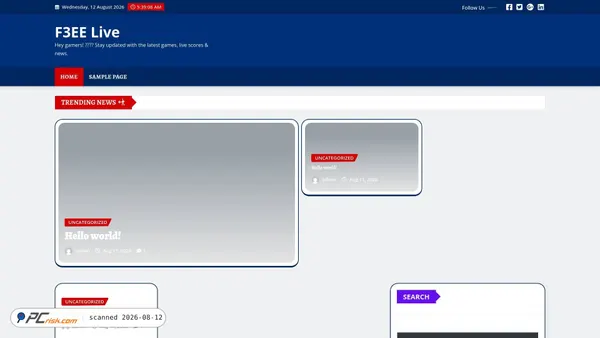 f3ee.live screenshot
