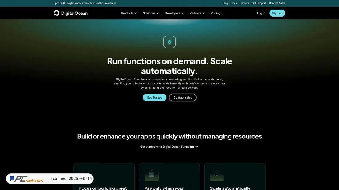 Screenshot of faas-nyc1-2ef2e6cc.doserverless.co