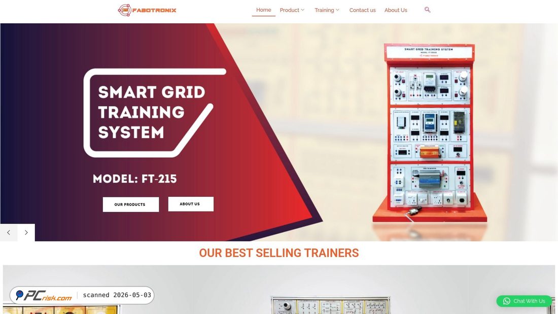 Screenshot di fabotronix.com