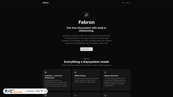 fabron.pages.dev screenshot