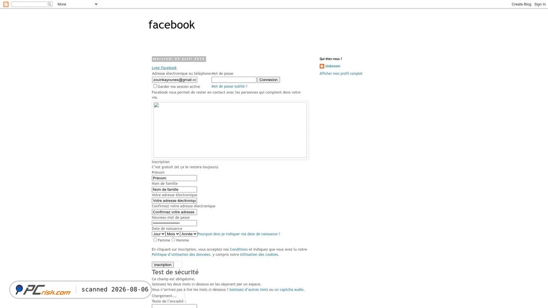 Screenshot of face-book-book.blogspot.com