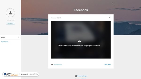 facebook-5645464.blogspot.com screenshot