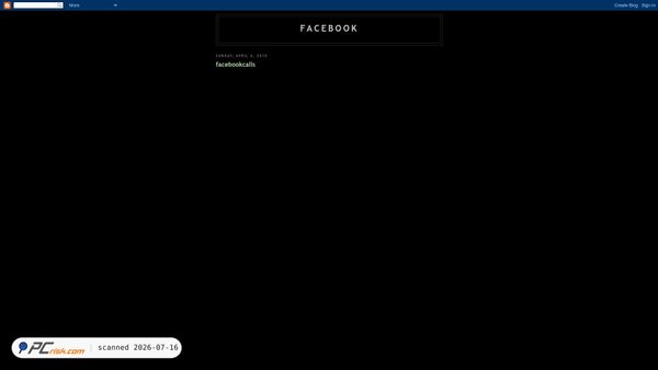 facebook-calls.blogspot.com screenshot