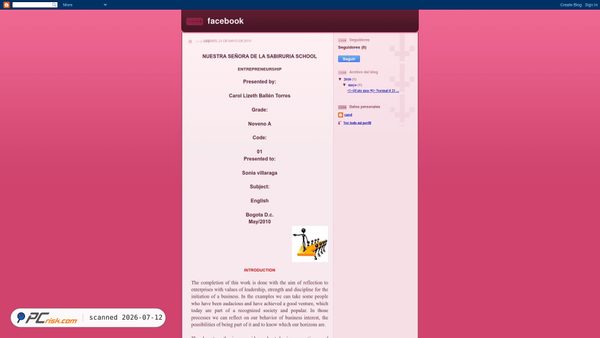 facebook-carol.blogspot.com screenshot