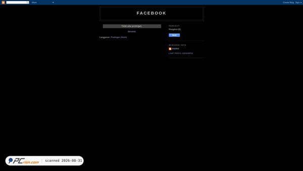 facebook-login-login.blogspot.com Screenshot