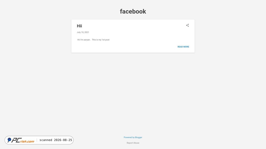 Screenshot of facebooklogincc.blogspot.com