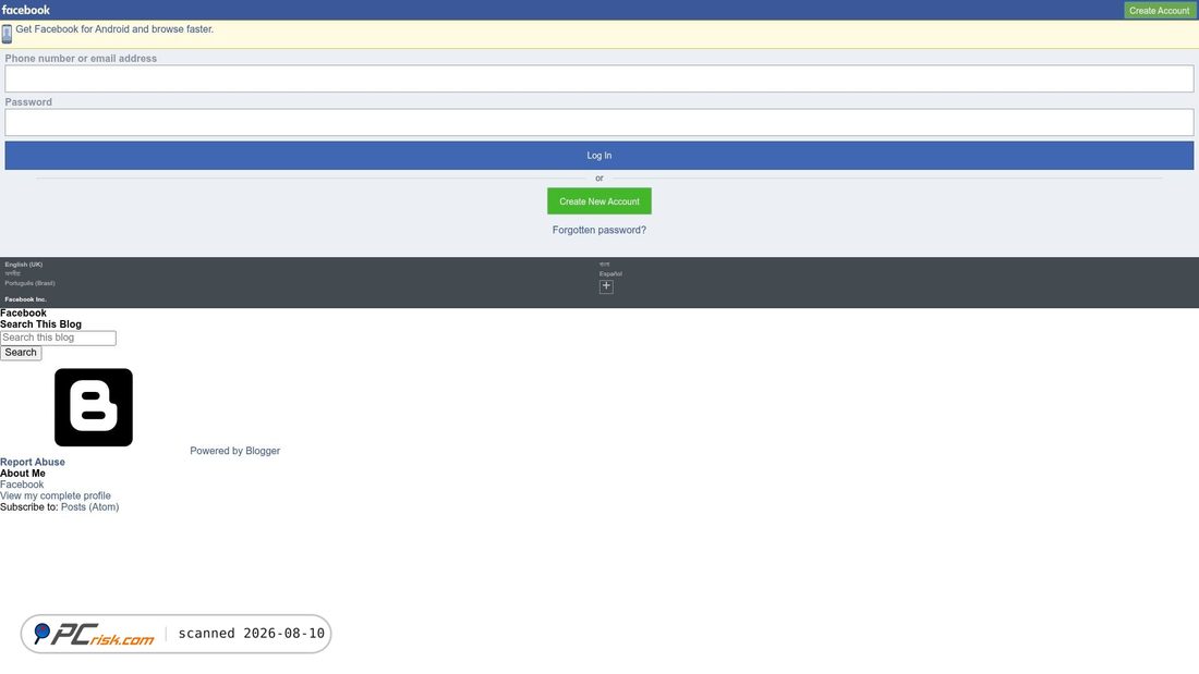 Screenshot of faceboomlogin.blogspot.com