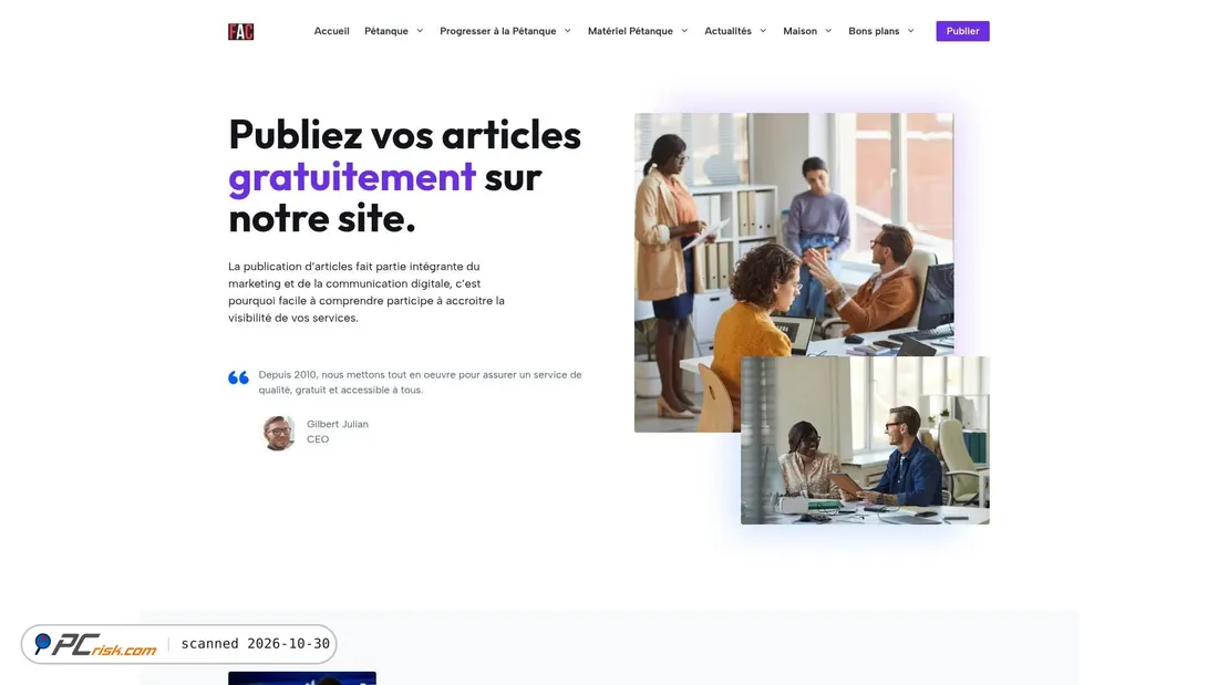 Screenshot von facileacomprendre.fr