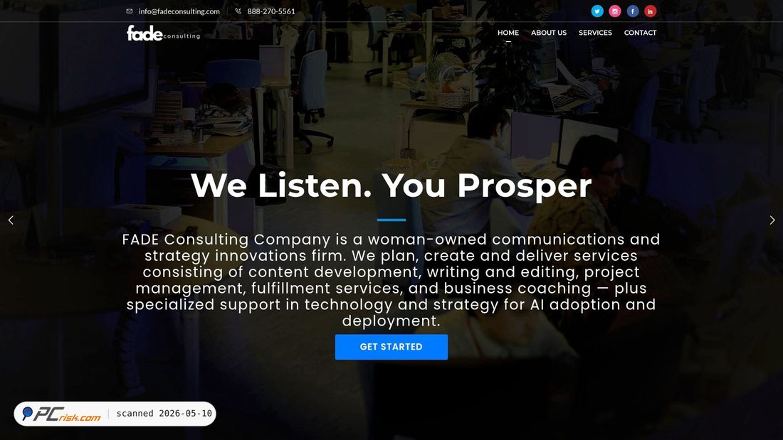Screenshot di fadeconsulting.com