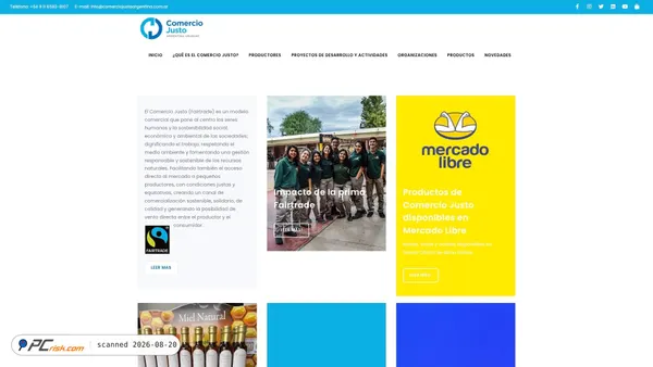fairtrade.com.ar screenshot