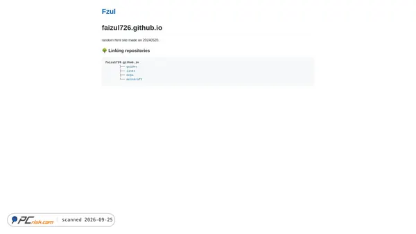faizul726.github.io Screenshot
