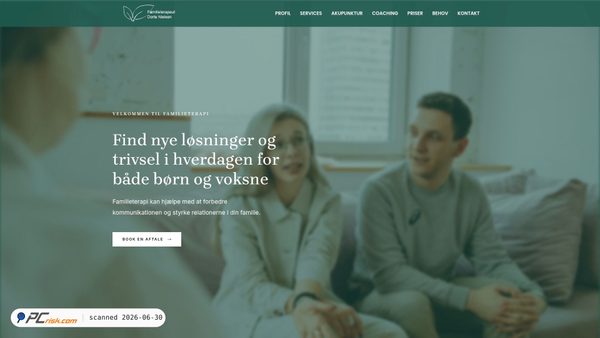 familieterapi.dk screenshot