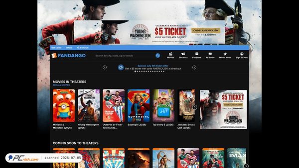 fandango.com screenshot
