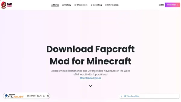 fapcrafts.com screenshot