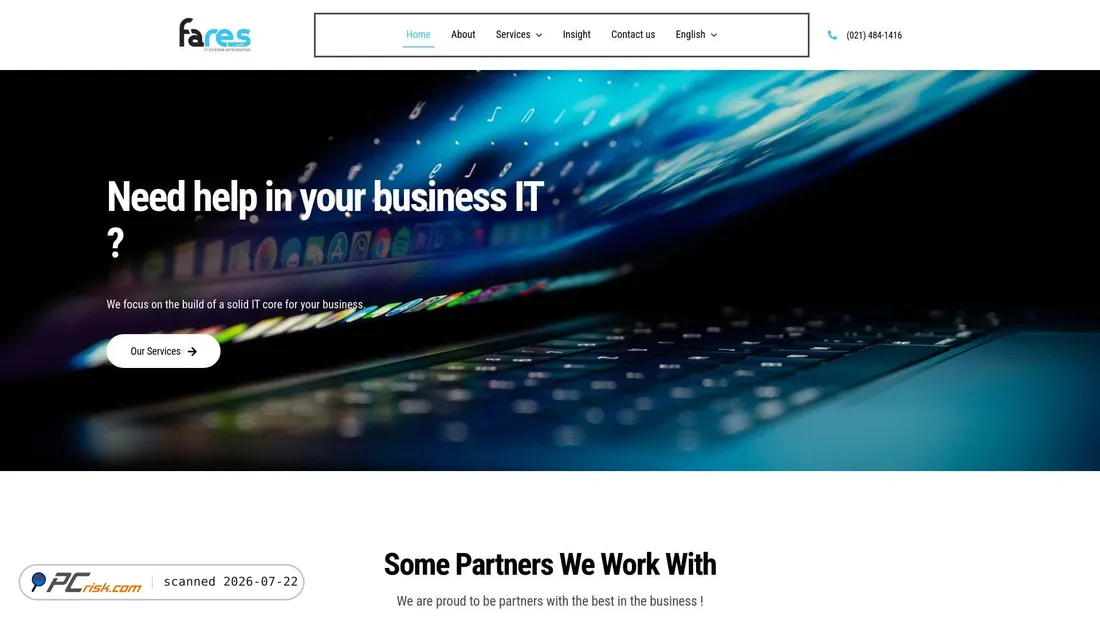 Screenshot of fares-mena.com
