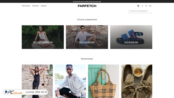 farfetch.com screenshot