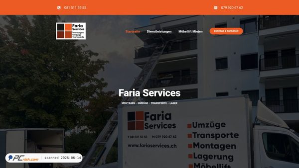 fariaservices.ch screenshot