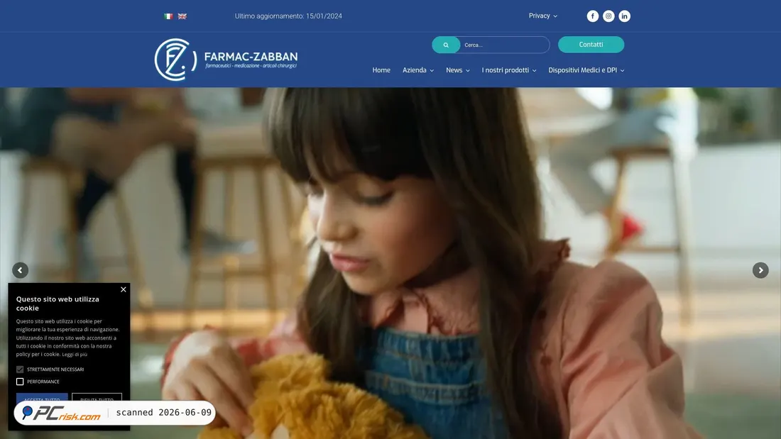 Screenshot of farmaczabban.it