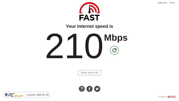 fast.com screenshot