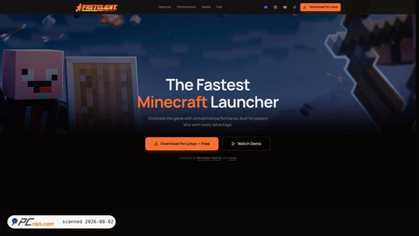 fastclient.net screenshot