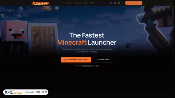 fastclient.net screenshot