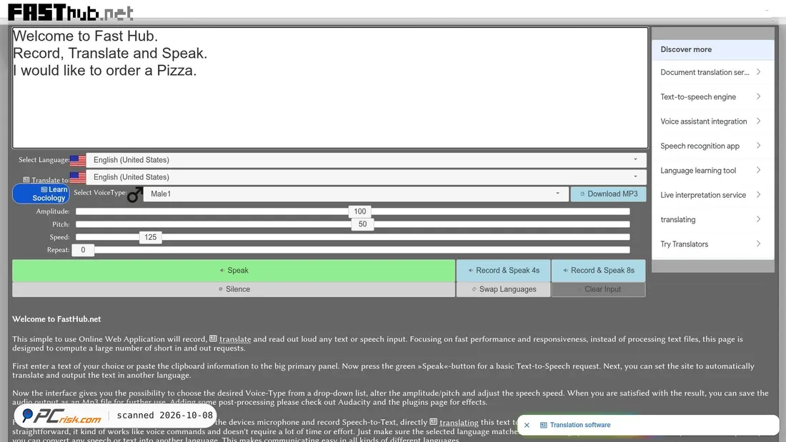 Screenshot of fasthub.net