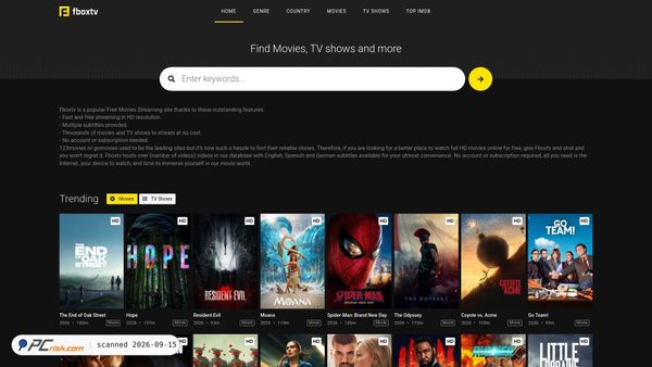 fboxtv.bz screenshot