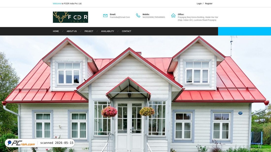 Captura de pantalla de fcergroup.com