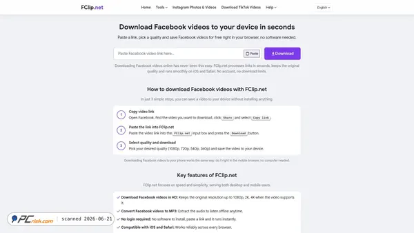 fclip.net screenshot
